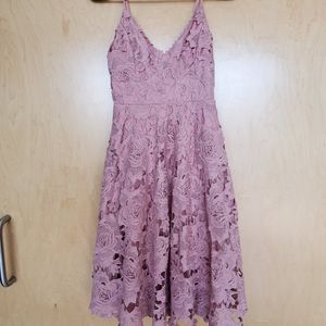 Floral A line dress